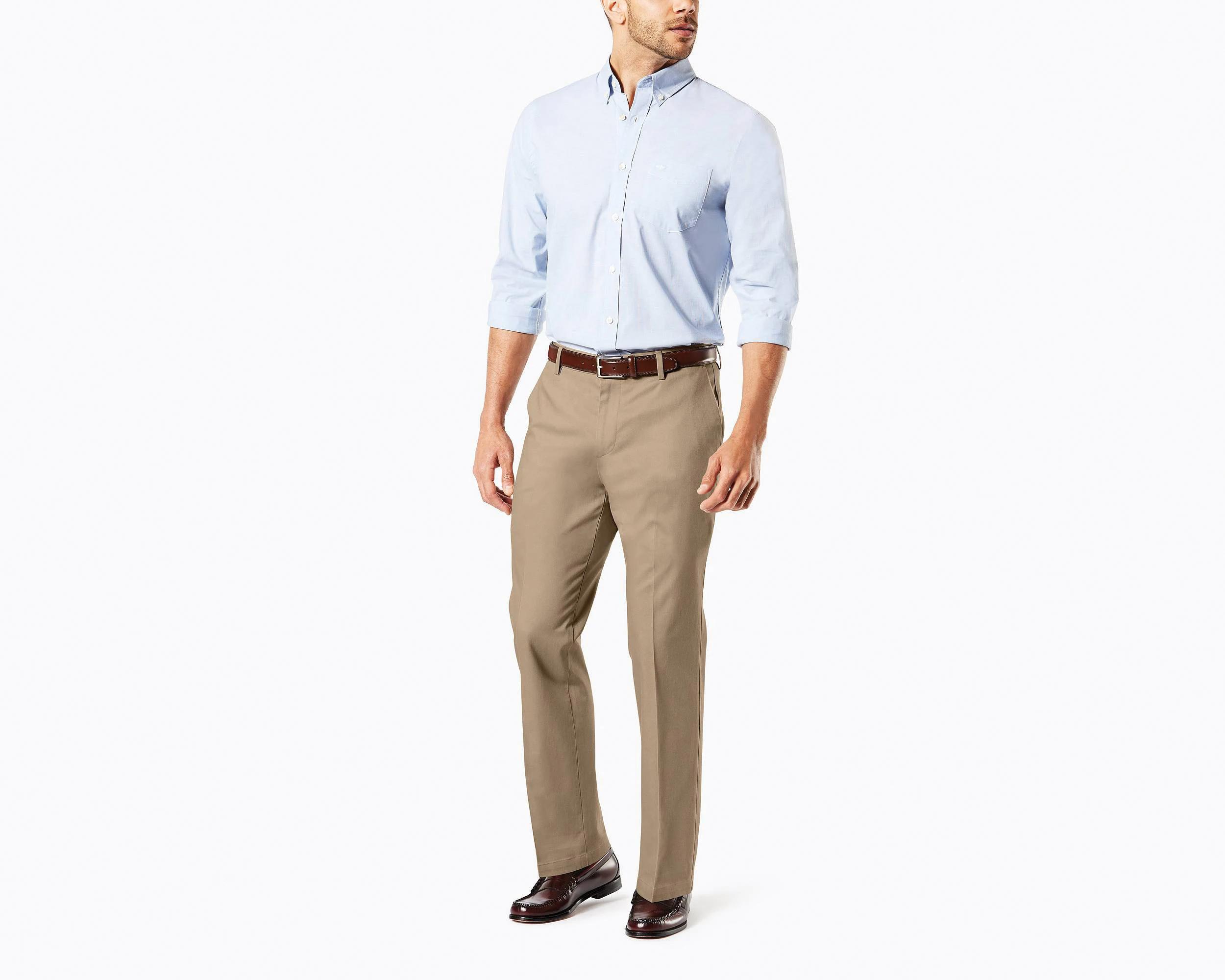 pantalon cafe claro hombre - Cómo combinar el color negro en ropa de hombre