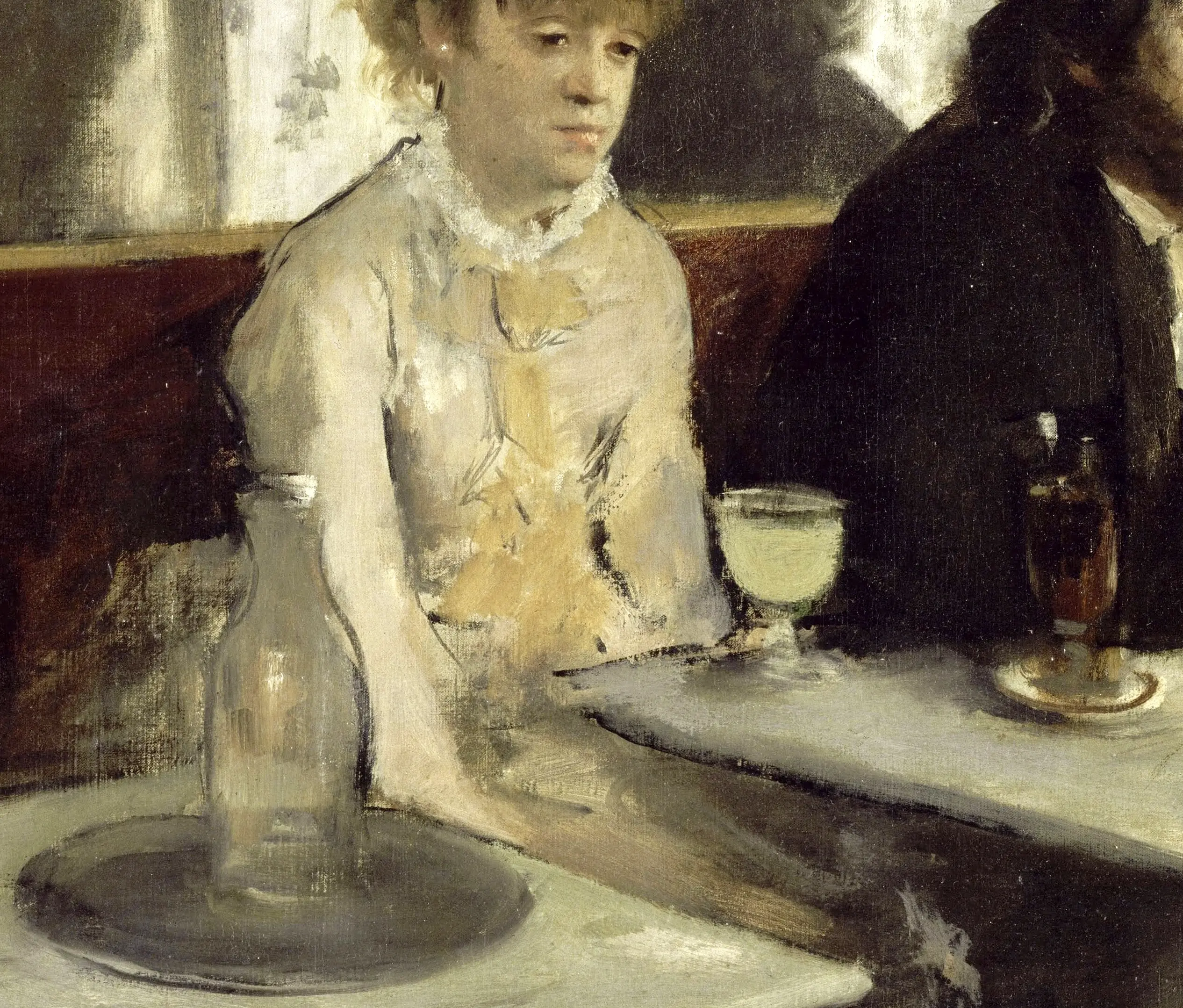 degas dans un café - Cómo era la técnica de Degas