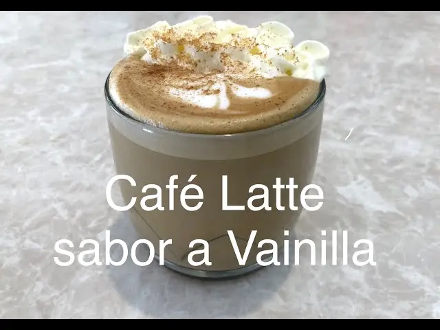 como hacer cafe latte vainilla - Cómo es el café latte en Starbucks