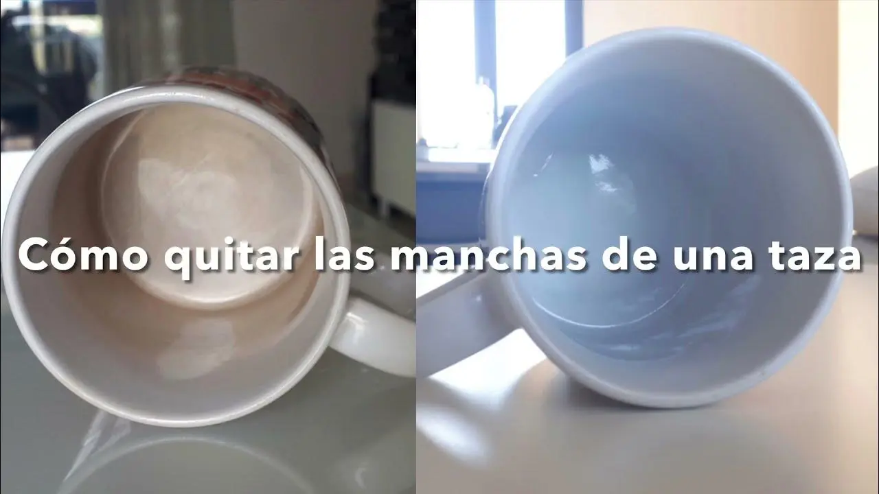 como quitar manchas de cafe en tazas - Cómo quitar manchas de la taza