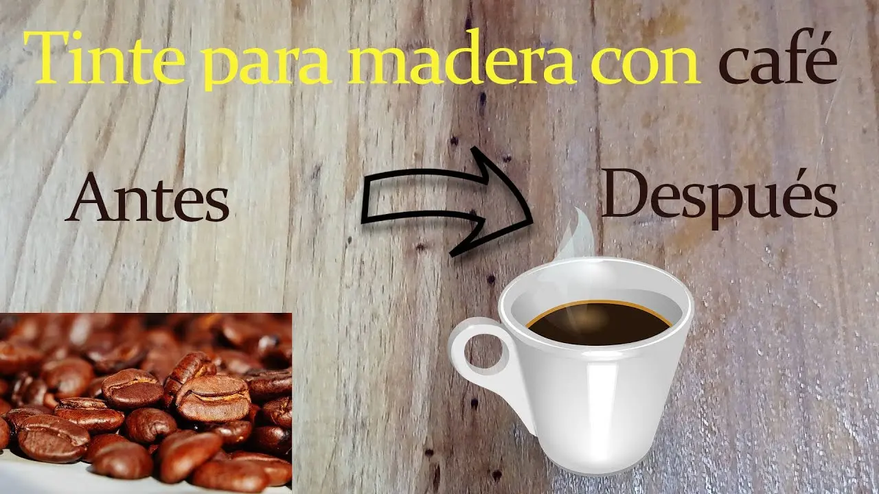 Cómo teñir la madera con café - Cómo se aplica la tinta de madera como teñir la madera con cafe - Cómo se aplica la tinta de madera