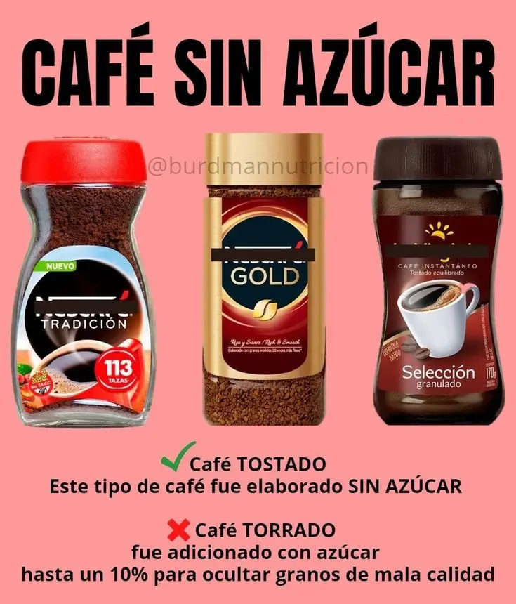 cafe sin azucar marcas - Cómo se dice café sin azúcar
