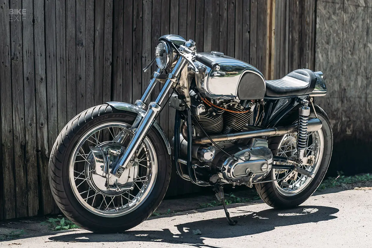 harley cafe bike - Cómo se les llama a las motos tipo Harley