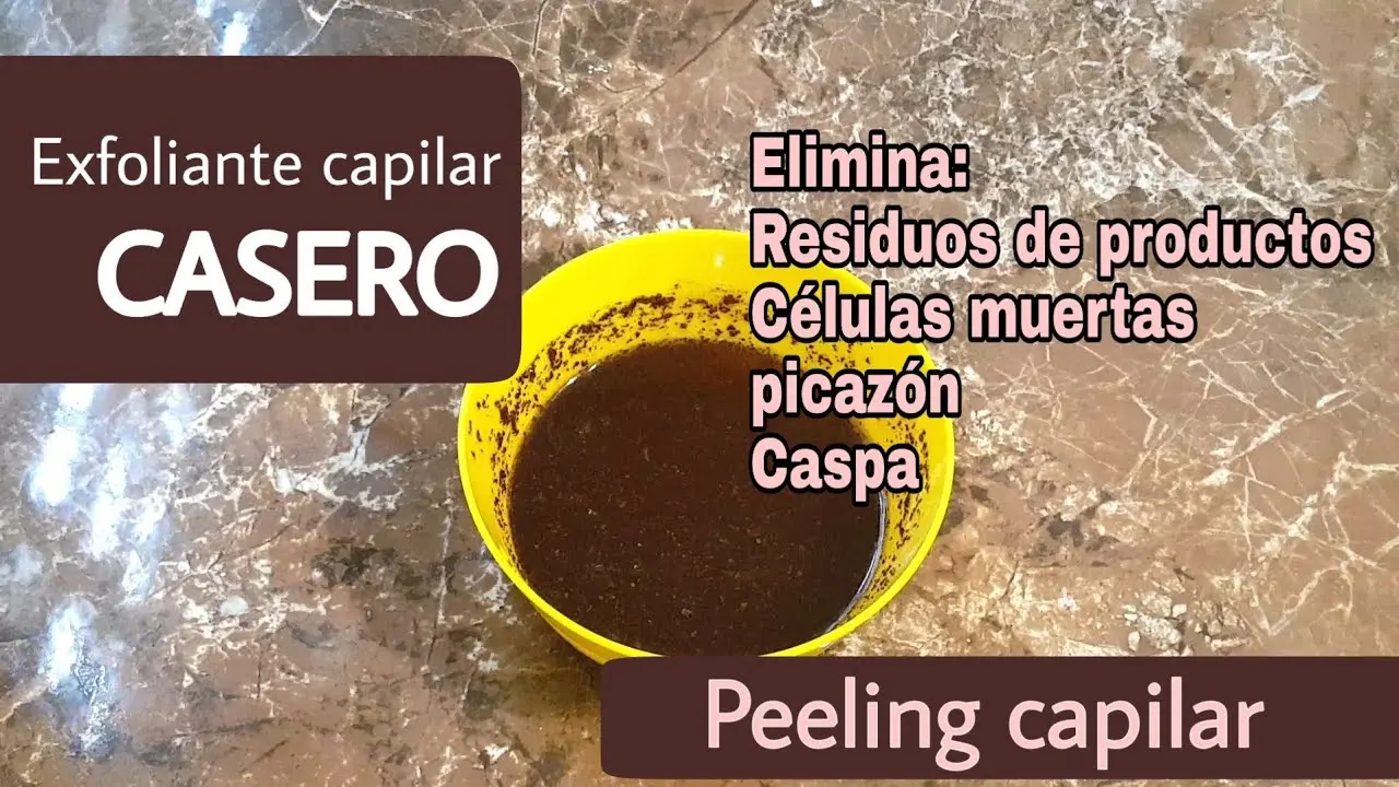 exfoliar cuero cabelludo con cafe - Cómo se puede exfoliar el cuero cabelludo