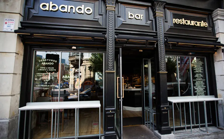 café bar abando - Cuál es el distrito 6 de Bilbao