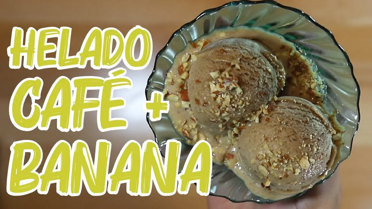 helado de banana y cafe - Cuántas calorías tiene un helado de plátano
