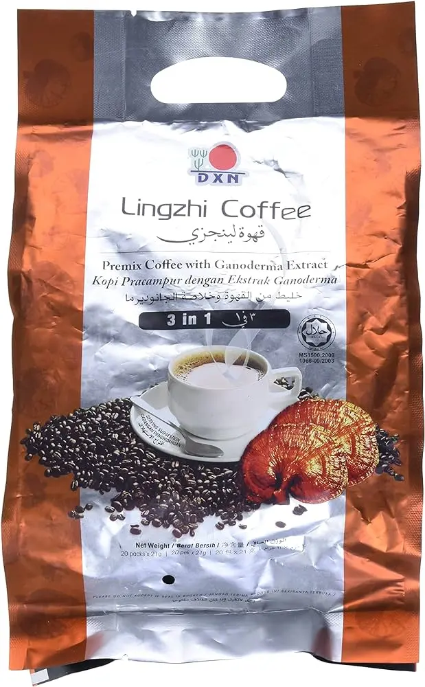 café lingzhi - Cuántas calorías tiene un sobre de Lingzhi Coffee