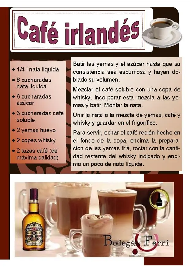 cuanto cuesta un cafe irlandes - Cuánto cuesta un carajillo