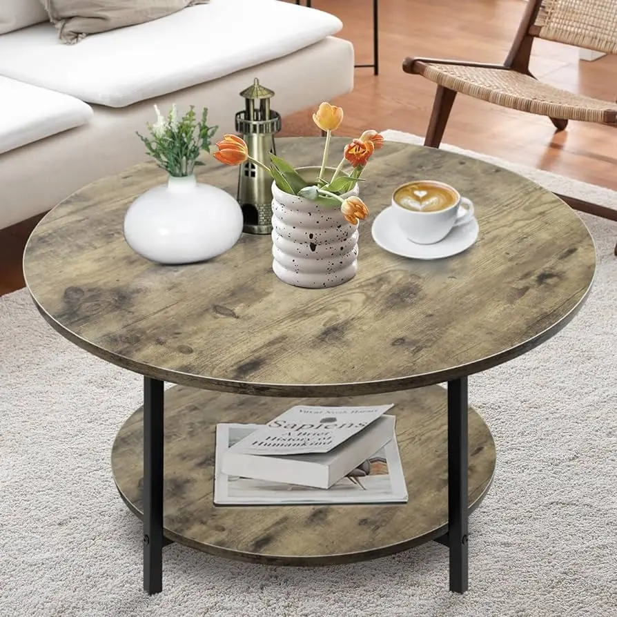 Mesas de café redondas: Elegancia y funcionalidad en un solo mueble - Cuánto miden mesas redondas mesas de cafe redondas - Cuánto miden mesas redondas