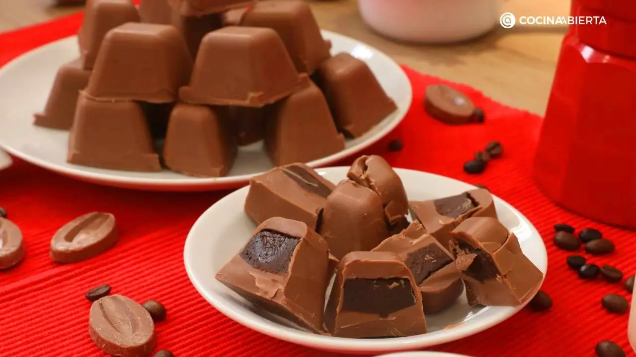 relleno de bombones de cafe - Cuánto pesa un bombón de chocolate relleno