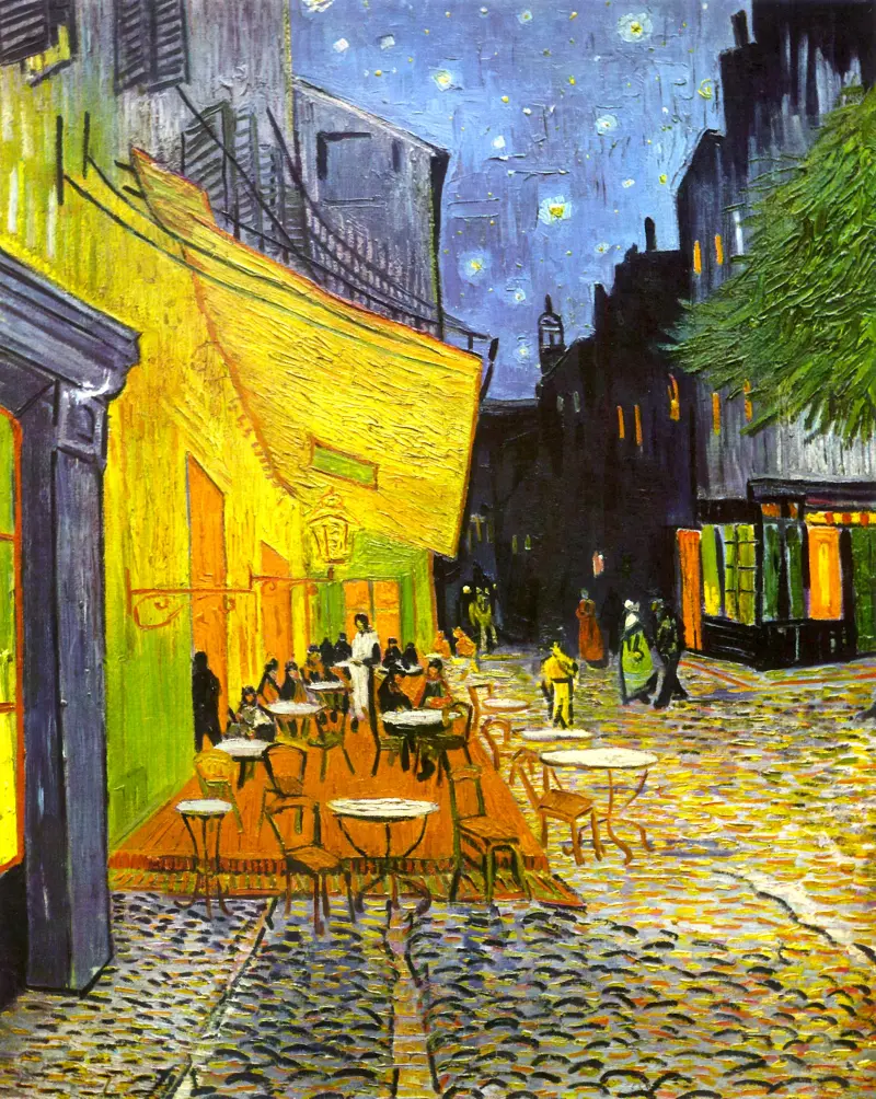 Cuadro Van Gogh: La Terraza del Café por la Noche - Dónde está el cuadro original de Van Gogh cuadro van gogh terraza cafe - Dónde está el cuadro original de Van Gogh