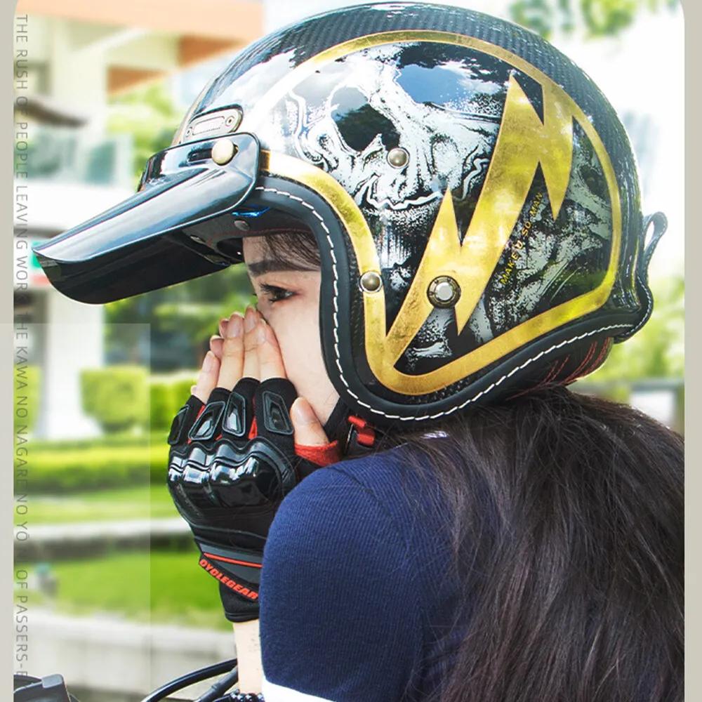 casco moto cafe racer - Dónde está la talla de un casco de moto
