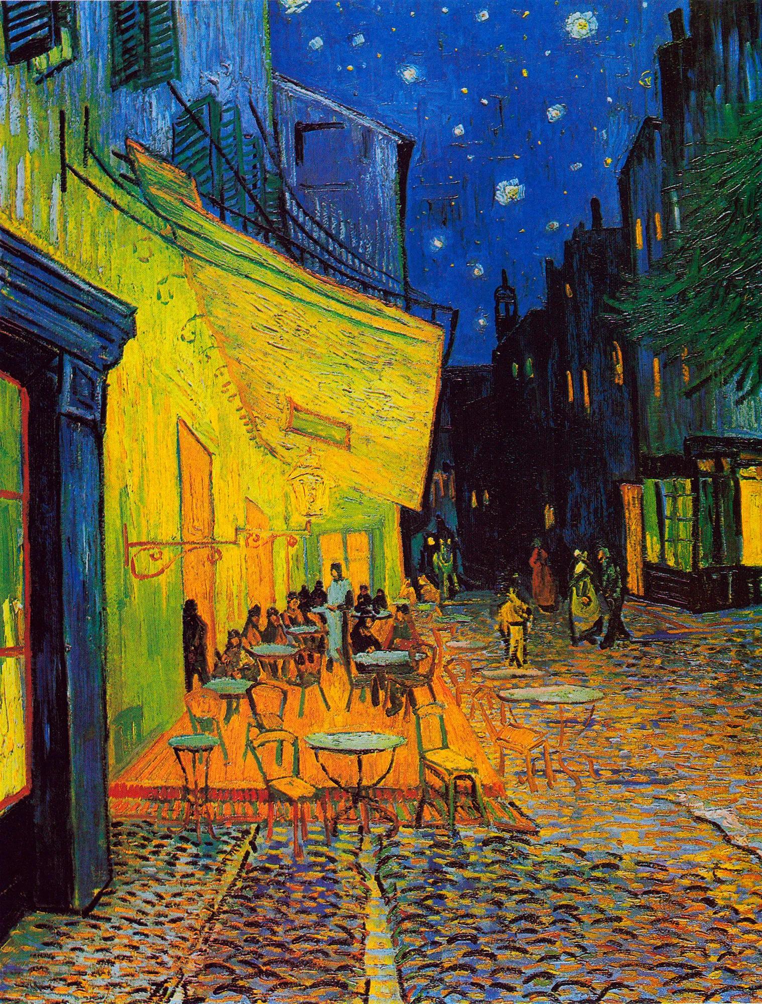 la terraza de cafe van gogh - Dónde están las pinturas de Van Gogh