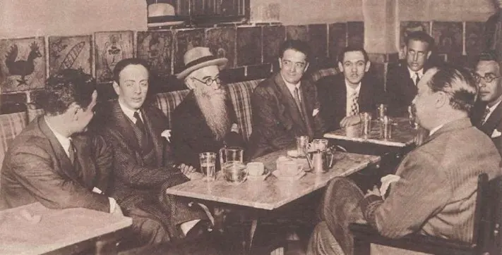 café de madrid donde se reunían los escritores - Dónde se realizaban los café literarios