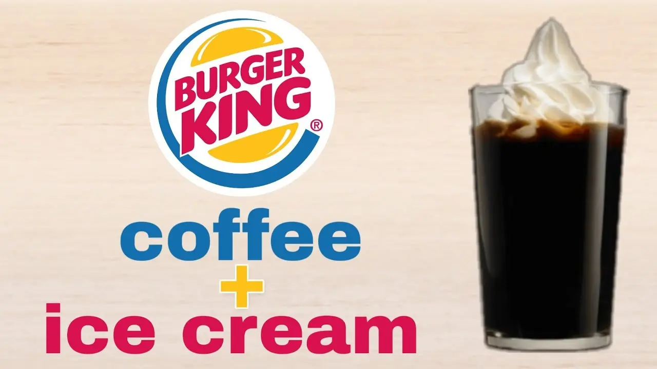 burger king cafe con helado - Qué café usa Burger King