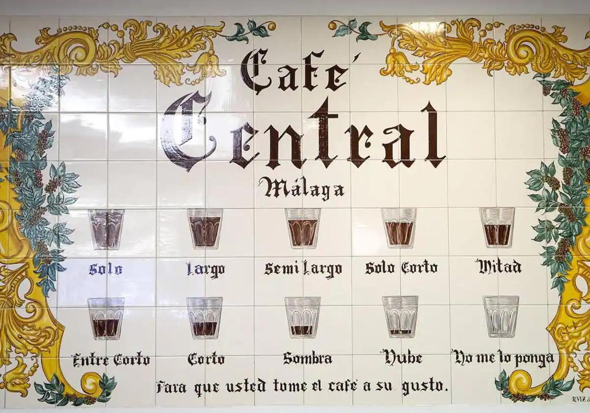 tipos de cafe malaga - Qué es un mitad en Málaga
