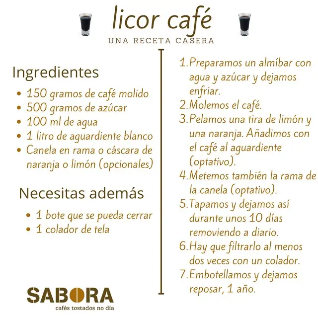 como hacer licor cafe casero gallego - Qué lleva el orujo de hierbas