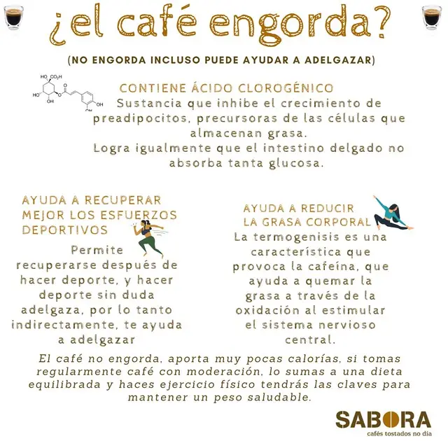 engorda el cafe con leche - Qué pasa si tomo café con leche