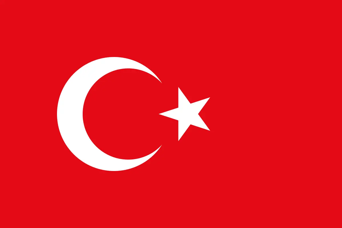 bandera de turco con el café en la mesa - Qué satélite de la Tierra está representado en la bandera turca junto a una estrella