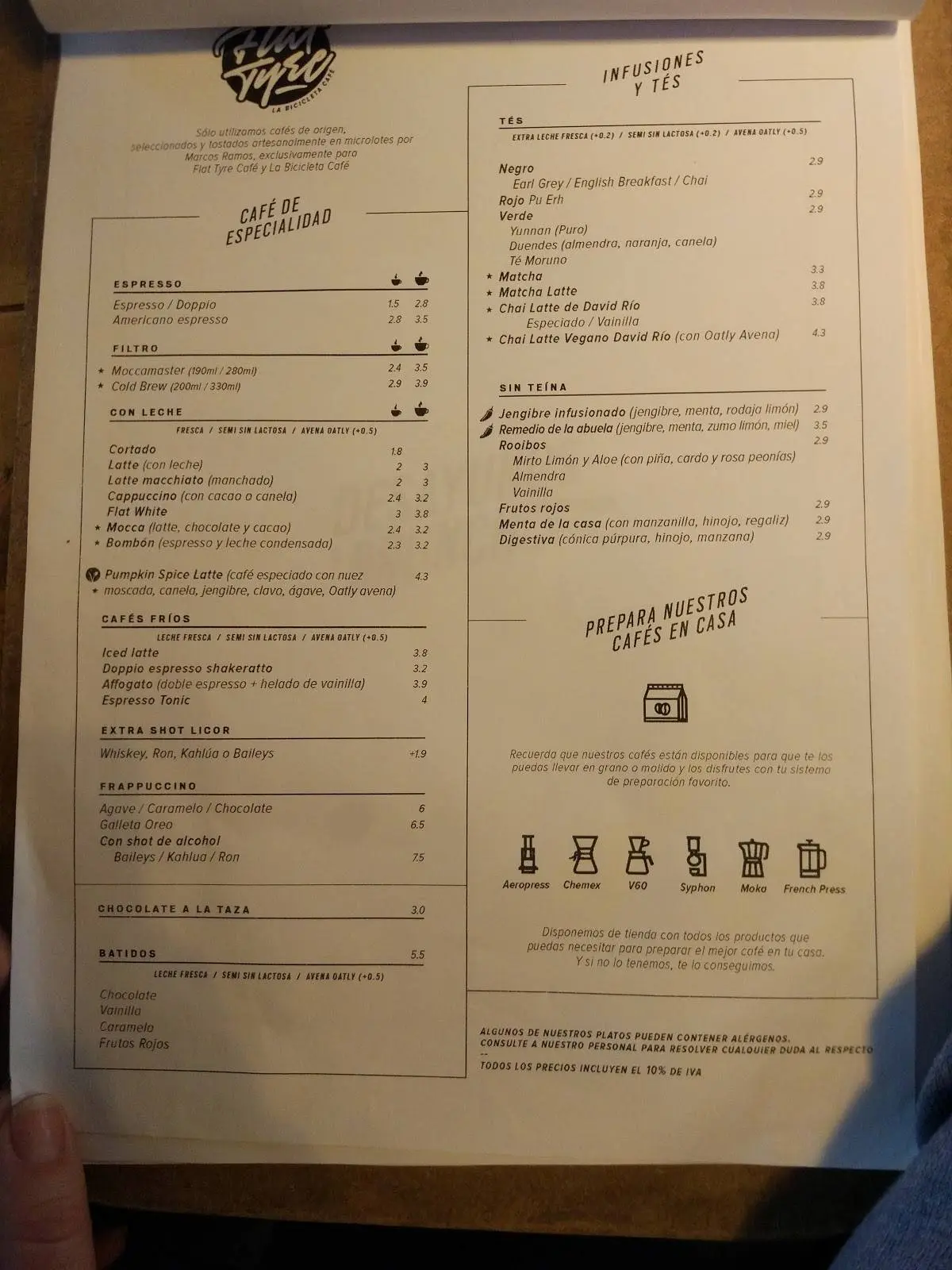 la bicicleta café carta - Que se puede decir de la bicicleta