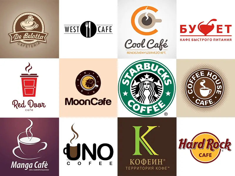 logos marcas de cafe - Qué significa el color café en el logo