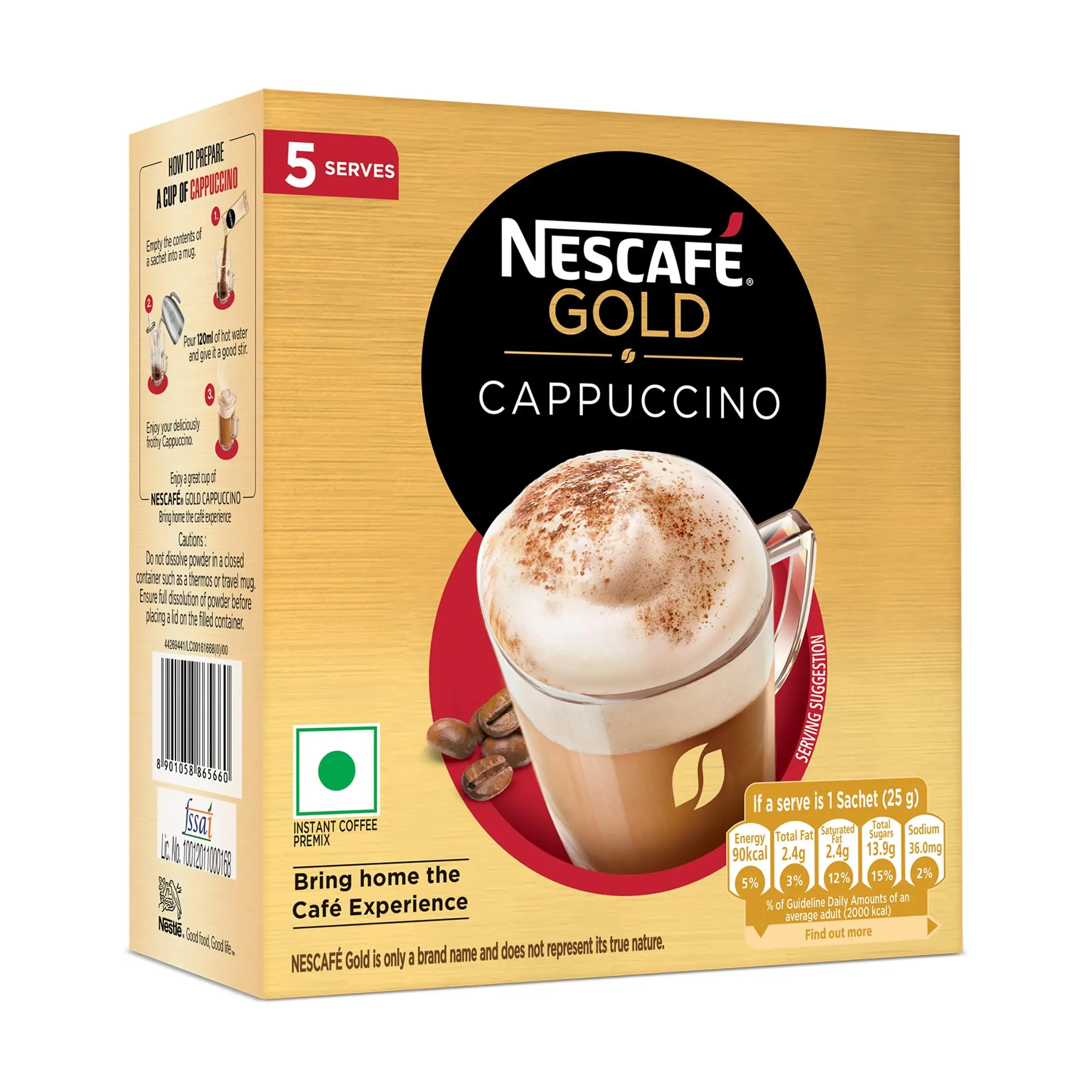 cafe cappuccino nescafe - Que tiene el capuchino de Nescafe
