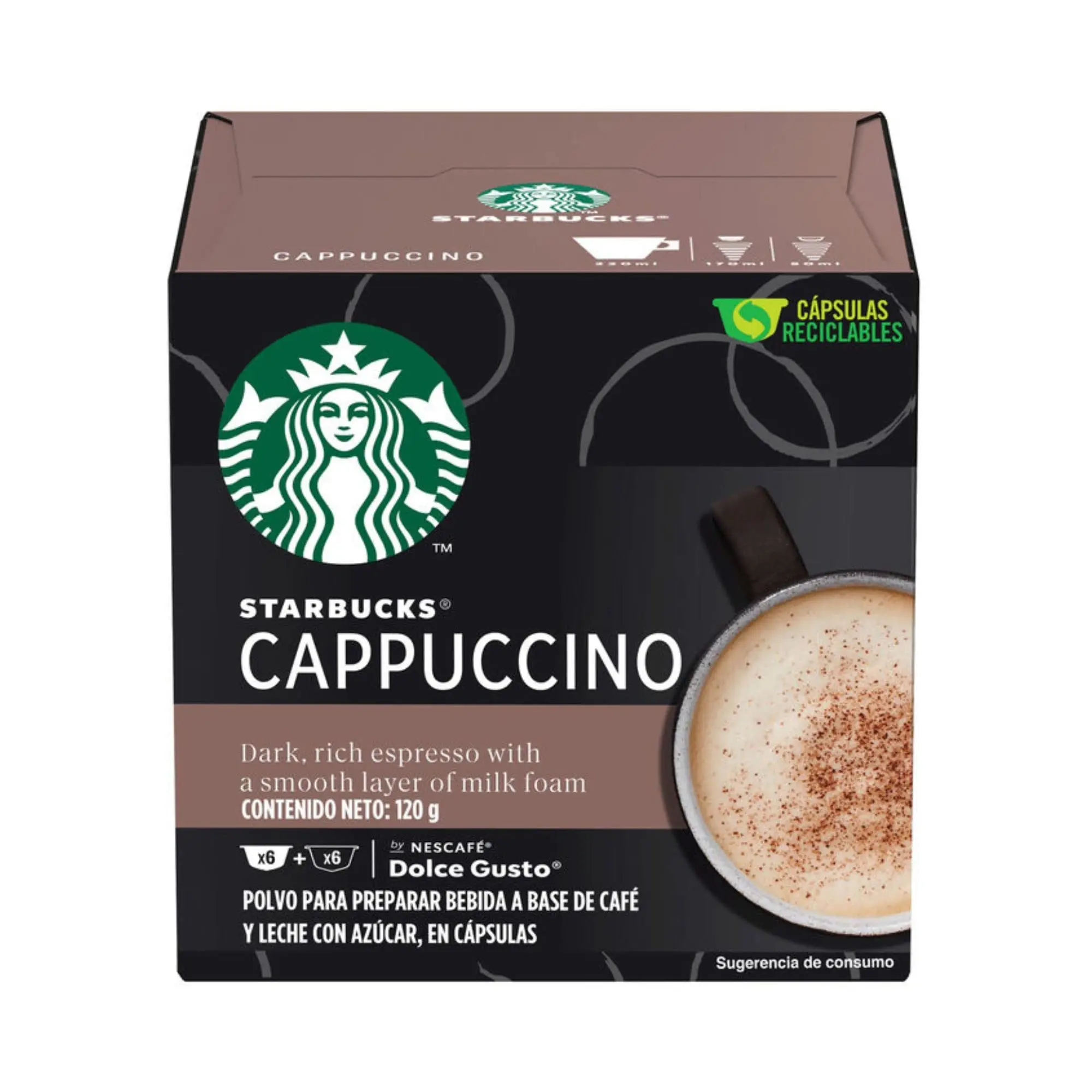 cafe cappuccino starbucks - Que tiene el capuchino Starbucks