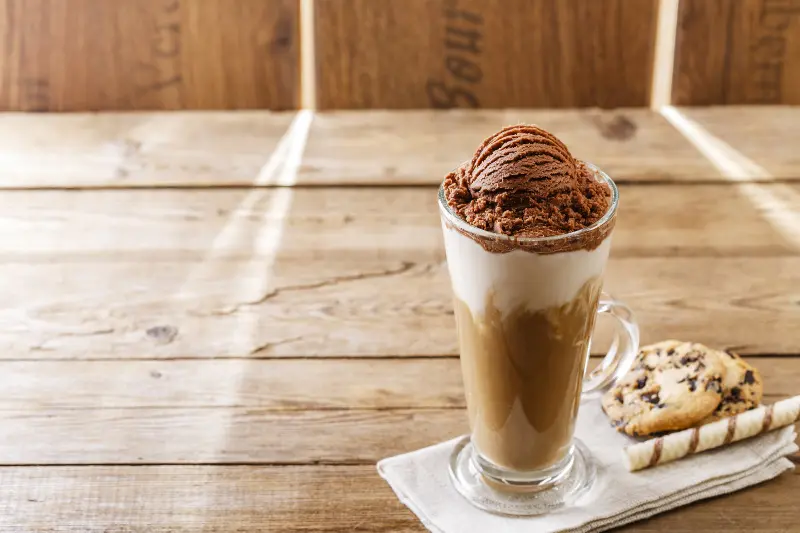 café crème glacée - Quelle glace a été la première vanille ou chocolat